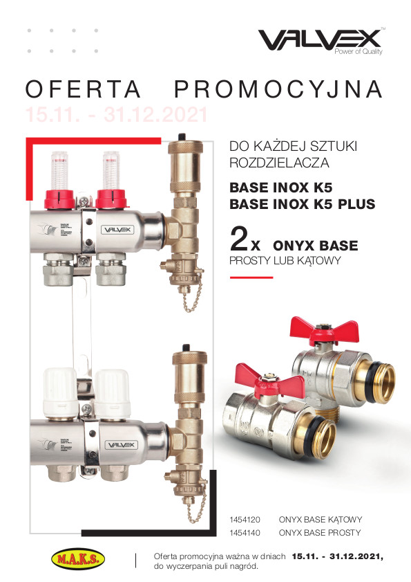 Promocja na rozdzielacze firmy Valvex